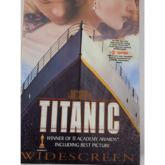 TITANIC - Widescreen - Digitally Mastered - Sealed New VHS Film Movie - Picture 3 of 6